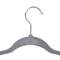 Honey Can Do Gray Slim-Profile Non-Slip Velvet Hangers, 25ct.